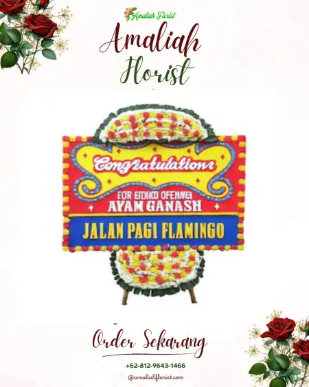 Sewa Papan Bunga Modongan